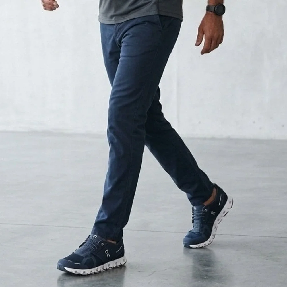 DU/ER Slim Fit Men’s Jeans in Navy Blue